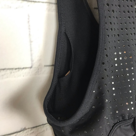 Athleta gel mesh black supercharged tank size extra small - Picture 6 of 8